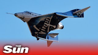 LIVE Virgin Galactic launches its first commercial spaceflight [upl. by Draned4]