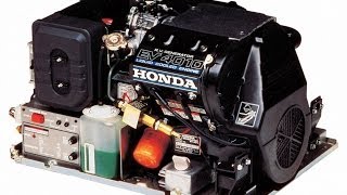 Honda EV4010 Generator Startup [upl. by Samal]