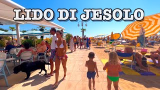 LIDO DI JESOLO ITALY 🇮🇹 WALKING TOUR 4K [upl. by Zoldi134]