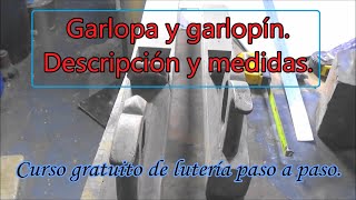 Garlopa y garlopín de madera Medidas y características [upl. by Ethban]