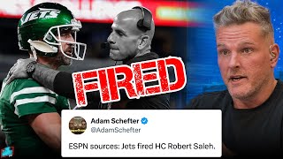 Robert Saleh Fired By Jets  Pat McAfee Show [upl. by Nylodnewg318]