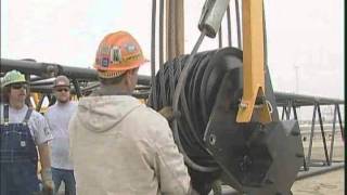 Liebherr Nenzing Film  LR1280 with Derrick  Assembly Pt 3flv [upl. by Nosilla429]