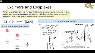 45 Excimers and Exciplexes [upl. by Ihcas]