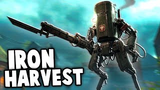 Iron Harvest Gameplay  MECHS vs Infantry Defense Iron Harvest Demo Gameplay [upl. by Abe]