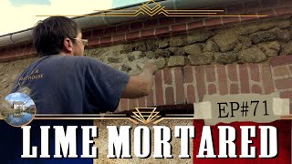 DIY Lime Mortaring Ancient Building Restoration  Our French Renovation The Good Life [upl. by Durand]