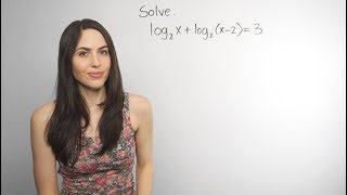 Solving Logarithmic Equations How NancyPi [upl. by Ynattir67]