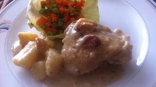 POLLO EN SALSA DE AJO Cocina casera Chef Vargas México [upl. by Fallon673]