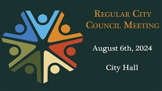 City of Tahlequah  Regular City Council Meeting 5 AUGUST 2024 [upl. by O'Gowan]