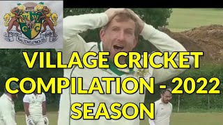 VILLAGE CRICKET COMPILATION  LBWs CATCHES and DROPS plus ANIL HEADBUTTING THE SIGHTSCREEN [upl. by Charpentier]