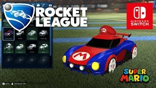 Rocket League Mario amp Luigi NSR BattleCar [upl. by Enomyar372]