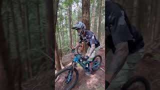 Gnarliest trail in Washington santacruzbicycles mtblife shorts mtb slab [upl. by Gard]