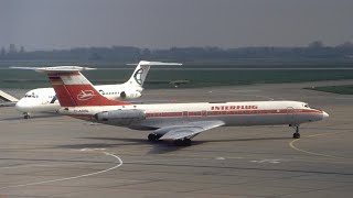 Interflug Tupolev Tu134 DAOBL Flughafen Berlin Schönefeld Airport SXF Туполев Ту134 Интерфлюг [upl. by Iolenta]