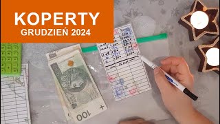 KOPERTY  GRUDZIEN  2024 oszczedzanie koperty budżet [upl. by Cutty]