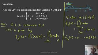 Probability CDF amp graph RSA  Mayur Gohil maths hindi education probability [upl. by Chloras]