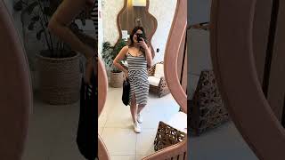 Vestido Listrado  Villa Fashion ootd fashion lifestyle [upl. by Fontana]