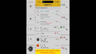 Amazon Refund method 100working  instant Refund  Refund done without returning amazonrefund [upl. by Arimak]