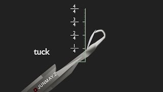 mechanical principle 18 for tuck action （all cams and needles） [upl. by Natala351]