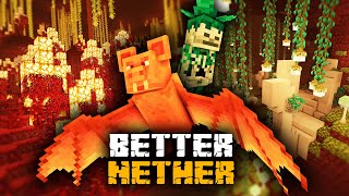 Better Nether Minecraft Mod Showcase [upl. by Delinda]