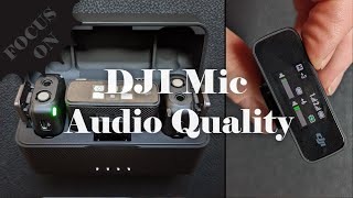 DJI Mic Settings for Good Audio [upl. by Maidel]