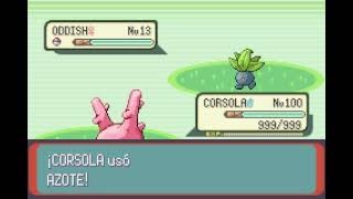 POKEMON EMERALD  CORSOLA  AZOTE  FLAIL [upl. by Corby]