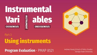 PMAP 8521 • 11 Instrumental variables I 3 Using instruments [upl. by Sucrad439]