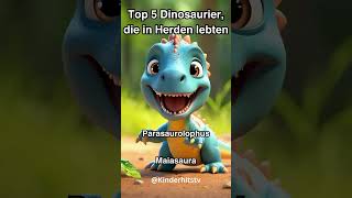 Top 5 Dinosaurier die in Herden lebten KinderHitsTV [upl. by Dnalyram]