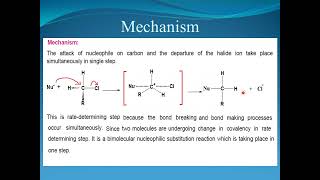 Nucleophilic substitution reactions part 2 SN2 reactions with mechanism [upl. by Nmutua]