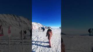 Snow Fun  Aletsch Glacier  Top of Europe🇨🇭 travel bollywood duet snow hindisong nature [upl. by Kenleigh]