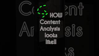 Content Analysis  contentcreation edit [upl. by Mahsih490]