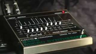 ElectroHarmonix  Bass Micro Synthesizer  Demo by Peter Stroud  Analog Microsynth [upl. by Ealasaid181]