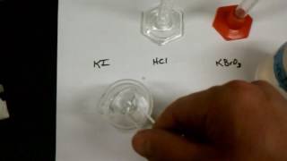 4 reacting without thiosulfate 1  Add Starch Last [upl. by Selrahc]