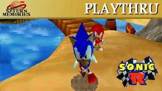 Sonic R Saturn by Travellers Tales amp SEGA HD 1080p [upl. by Ahsemrak130]