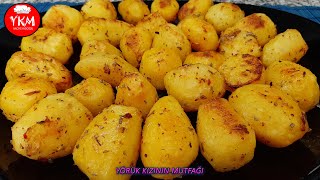 Fırında Bütün Patates  Özel Soslu Fırında Bebek Patates Tarifi  Kahvaltılık Tarifler  Patates [upl. by Nylknarf]