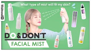 How to Choose the best facial mist for each skin type by ingredient l DoampDont [upl. by Artina619]