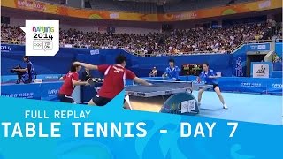 Table Tennis  Semi Finals Singles amp Mixed Doubles  Full Replay  Nanjing 2014 Youth Olympic Games [upl. by Ulrika232]