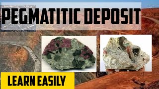 Pegmatitic Deposit  Economic geology Lecture 6 GeologyAspirant [upl. by Hermine848]