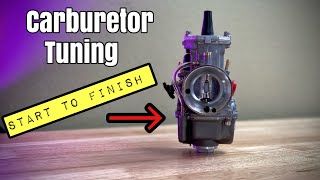 HOW TO TUNE A CARB  CARBURETOR step by step guided [upl. by King531]