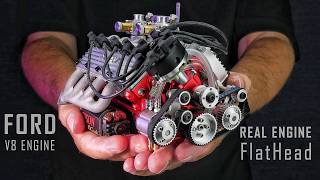 I Build a REAL Miniature V8 Engine  Assembly and Run [upl. by Aener]