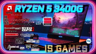 VEGA 11 in 15 GAMES  Ryzen 5 3400g  Rapid Gaming Test in 2024 7Minute Blitz [upl. by Liahkim89]