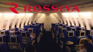 INSIDE ROSSIYAS BOEING 747400 NIGHT FLIGHT [upl. by Rab]