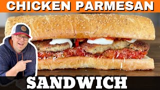 Chicken Parmesan Sandwich on the Griddle [upl. by Hescock]