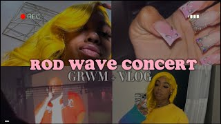 ROD WAVE CONCERT  GRWM  VLOG [upl. by Eeneg444]