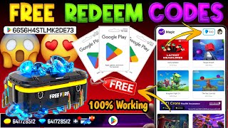 Free Redeem Code  Free Redeem Code App 2024  Free Diamond App  Get Free Google Play Redeem Code [upl. by Htbazile786]