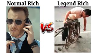 Normal Rich Vs Legend Rich  Memes viralmeme memes [upl. by Mariya960]