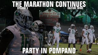 PARTY IN POMPANO  The Marathon Continues  Atlantic vs Blanche Ely  High School Football [upl. by Gintz]