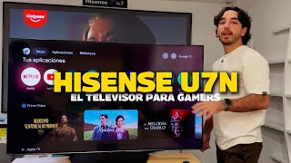 Llega un TELEVISOR para GAMERS a Colombia  Hisense U7N [upl. by Grissom]