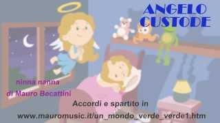 Angelo custode ninna nanna per bambini mauromusic canzoniperbambini [upl. by Enneyehc282]