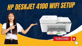 Connect HP Deskjet 4100 to WiFi  HP Printer Wireless Setup  HP Printer Setup  123hpcomsetup [upl. by Wilson173]