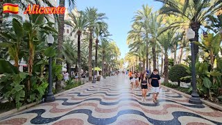 🇪🇦 Alicante Spain Sunny Walk in July 2024☀️ [upl. by Nilsoj]