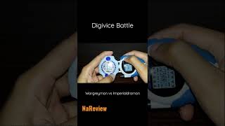 Digivice Battle Wargreymon vs Imperialdramon digimon wargreymon imperialdramon anime toys [upl. by Thurman]